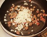 牛タン辛子高菜バター炒飯作り方3写真