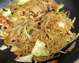 刻みタコ入り焼きそば作り方4写真
