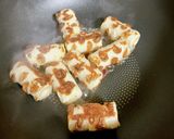 チーズちくわのみりん焼き作り方3写真
