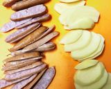 簡単　ウインナーとポテトのチーズ焼き作り方1写真