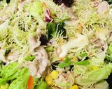 市販サラダ活用●豚こまぎれ肉のサッと炒め作り方2写真