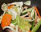 野菜だけ炒め作り方3写真