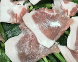 ビールのつまみ/豚肉とほうれん草炒め作り方6写真