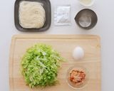 レタスたっぷり焼ビーフン作り方2写真