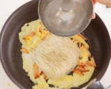 レタスたっぷり焼ビーフン作り方4写真