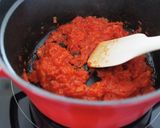 ミートボールときのこのトマト煮込み♩作り方3写真