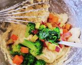米粉の野菜マフィン★体に良いケーキおやつ作り方3写真