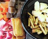 根菜が美味しい 牛肉ゴボウ里芋の煮物作り方1写真
