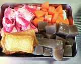 根菜が美味しい 牛肉ゴボウ里芋の煮物作り方4写真