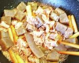 根菜が美味しい 牛肉ゴボウ里芋の煮物作り方7写真