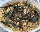 バター醤油納豆パスタ作り方6写真