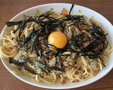 バター醤油納豆パスタ作り方7写真