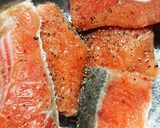 米粉を使って、カリッとサーモンフライ作り方1写真