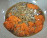 ワタリガニの卵入り味噌作り方1写真