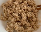 オートミール飯☆納豆かけオートミール作り方2写真