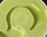抹茶アイスで米粉バスクチーズケーキ作り方1写真