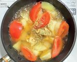サバ缶とジャガ芋のトマト煮作り方4写真