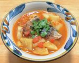 サバ缶とジャガ芋のトマト煮作り方8写真
