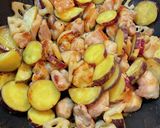 時短！鶏と蓮根とさつまいもの甘酢炒め作り方5写真