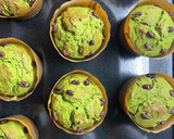 バター不使用生クリームの抹茶マフィン作り方9写真