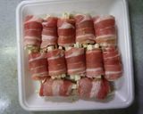 マコモタケの豚肉巻き作り方5写真
