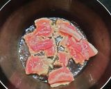 ほうれん草と豚バラの具だくさん味噌汁作り方2写真