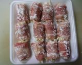 マコモタケの豚肉巻き作り方6写真
