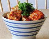 ヤミツキ★厚揚げじゃが芋丼★ランチ★弁当作り方2写真