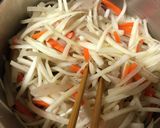 大根の皮で♡煮物〜♪作り方6写真