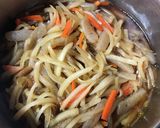 大根の皮で♡煮物〜♪作り方10写真