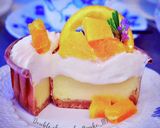 オレンジのダブルチーズケーキ作り方20写真