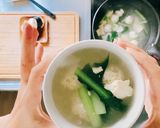 鶏団子のおかずスープ作り方10写真