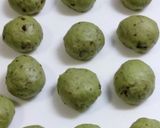 甘納豆入り☆抹茶ちぎりパン作り方3写真