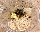 【楽めし】辛子高菜のれんこんサラダ作り方3写真