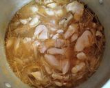 エノキと 玉ねぎ 鶏むね肉の中華スープ❀作り方7写真