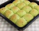 甘納豆入り☆抹茶ちぎりパン作り方6写真