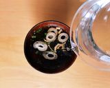 松茸の味お吸いものともずくのスープ作り方2写真