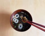 松茸の味お吸いものともずくのスープ作り方3写真