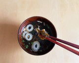 松茸の味お吸いものともずくのスープ作り方3写真