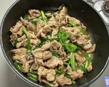 長いもと豚肉のスタミナうどん作り方5写真