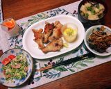 豆苗と千切りハムのマヨネーズポン酢サラダ作り方4写真
