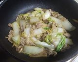 白菜と豚こまの旨塩炒め生姜風味作り方4写真