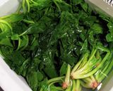 茹でないほうれん草の処理の方法作り方6写真