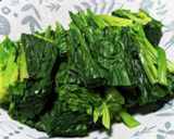 茹でないほうれん草の処理の方法作り方7写真