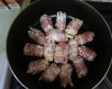 マコモタケの豚肉巻き作り方7写真