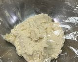 米粉×豆腐のふわふわめんたい餅チーズピザ作り方2写真