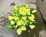 生ハムときゅうりとケイパーの粒マス和え作り方1写真