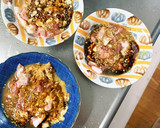 簡単洋風きな粉牛丼味豚こま大根青椒肉絲風作り方4写真