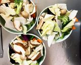 簡単洋風きな粉牛丼味豚こま大根青椒肉絲風作り方11写真