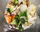 簡単洋風きな粉牛丼味豚こま大根青椒肉絲風作り方12写真